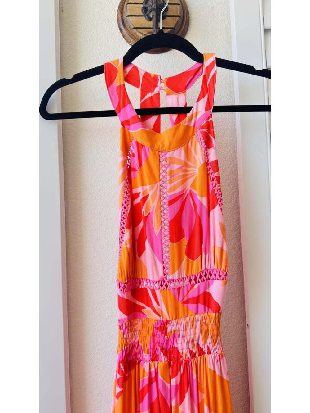 Abel the label Retro Floral Halter dress  - Size S